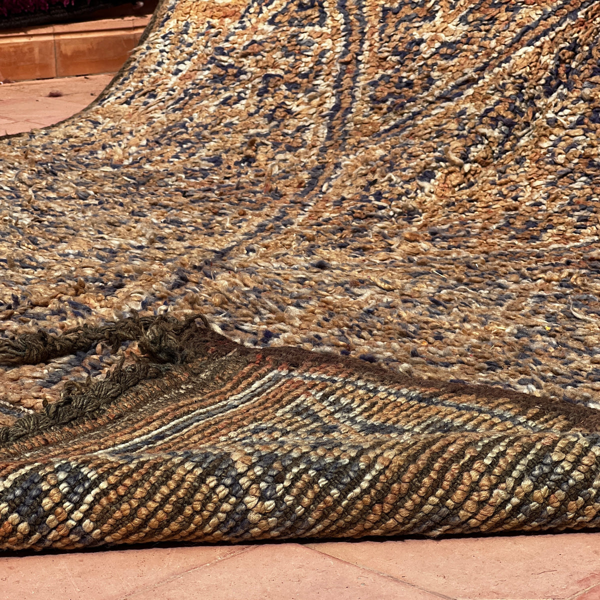 Vintage Beni Mguild Rug 10.17 ft × 6.07 ft