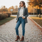 Verlaine Women's Almond Toe Ankle Boots