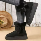 Hollyfern Women's Faux Fur Ankle Boots