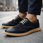 Marlo Premium Suede Lace-Up Shoes - Flexible Casual Brogues