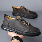 Carson Men's Genuine Leather Sneakers