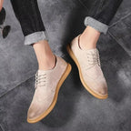 Marlo Premium Suede Lace-Up Shoes - Flexible Casual Brogues