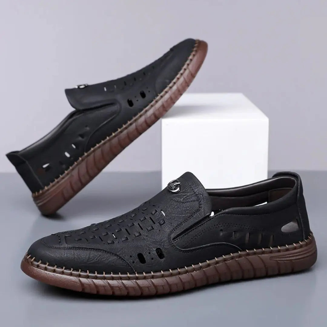 Carver Men's Genuine Leather Loafers