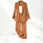Ava - Women's Chic Two-Piece Blazer & Trouser Set