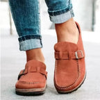 Bellamie Women's Suede Buckle Mules