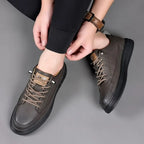 Carson Men's Genuine Leather Sneakers