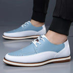 Thornbury Men's Two-Tone Leather Brogue Shoes