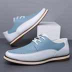 Thornbury Men's Two-Tone Leather Brogue Shoes