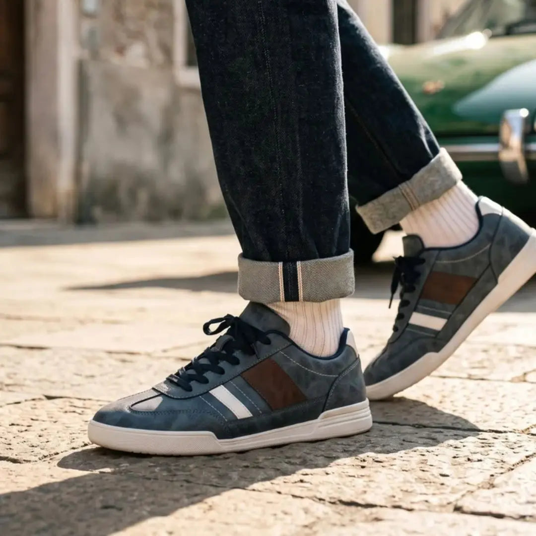 Torino Men's Vintage Court Sneakers