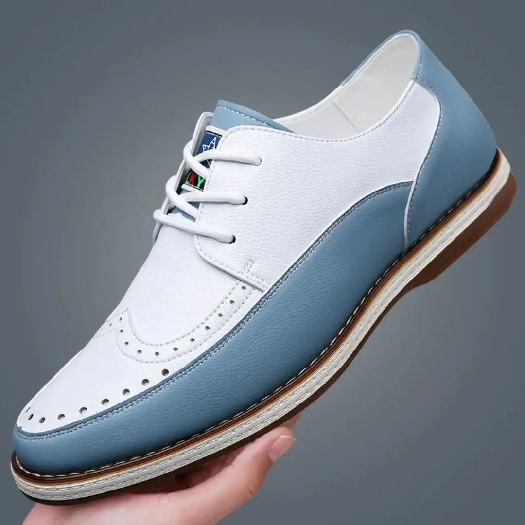 Thornbury Men's Two-Tone Leather Brogue Shoes
