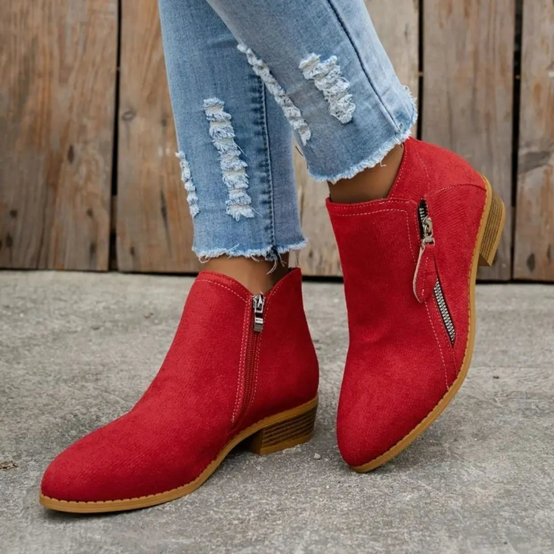 Joanna Women's Zipper Boots