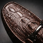 Vareno Men's Croc-Embossed Leather Loafers