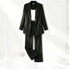 Ava - Women's Chic Two-Piece Blazer & Trouser Set