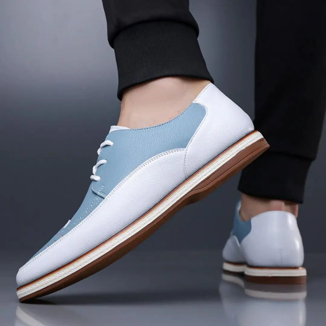 Thornbury Men's Two-Tone Leather Brogue Shoes