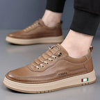 Lucetti Men's Genuine Leather Sneakers