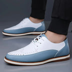 Thornbury Men's Two-Tone Leather Brogue Shoes