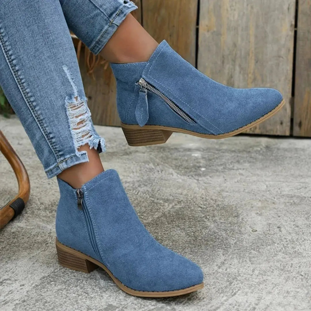 Joanna Women's Zipper Boots