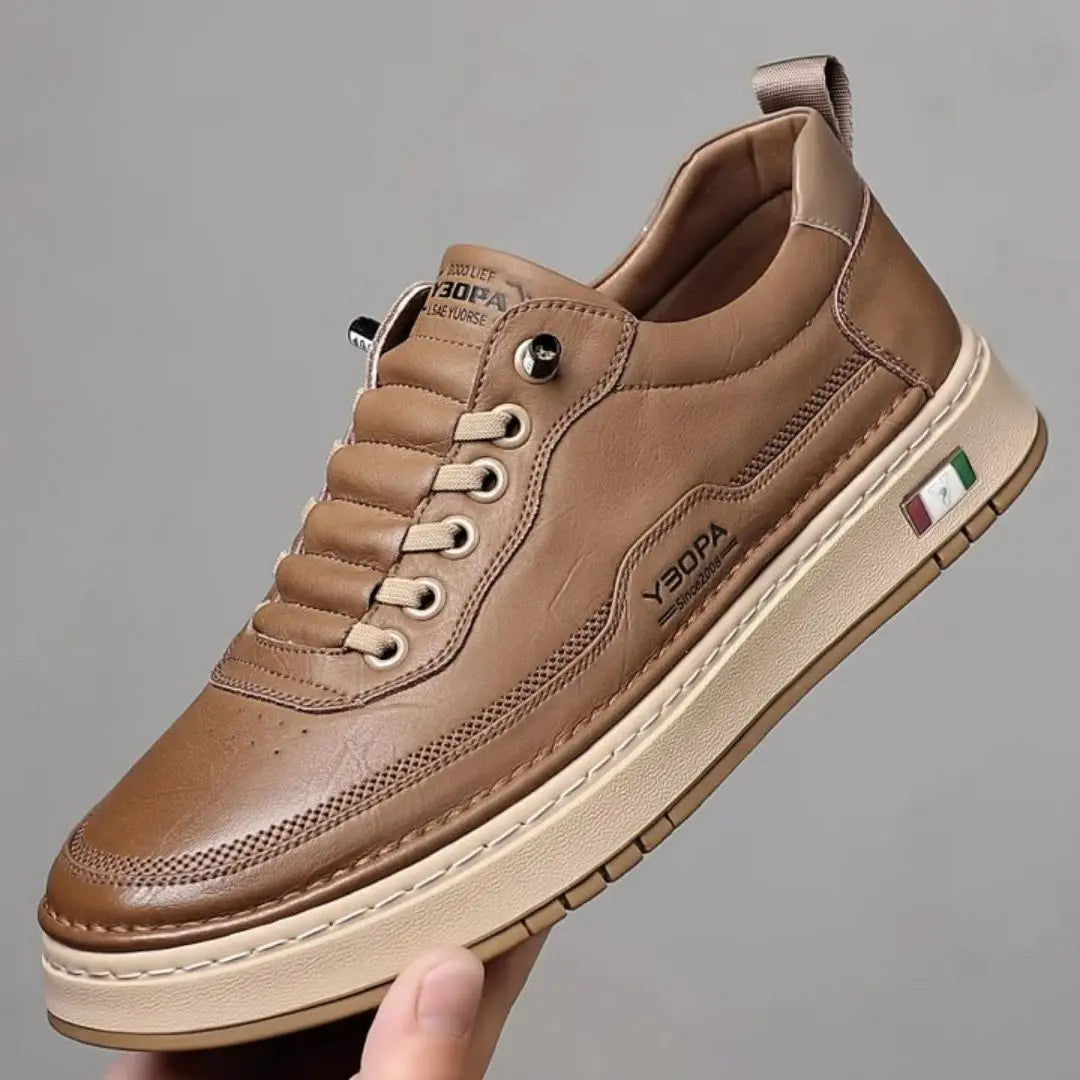 Lucetti Men's Genuine Leather Sneakers