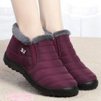 Snowberry Women's Fur-Lined Waterproof Ankle Boots
