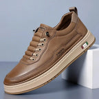 Lucetti Men's Genuine Leather Sneakers