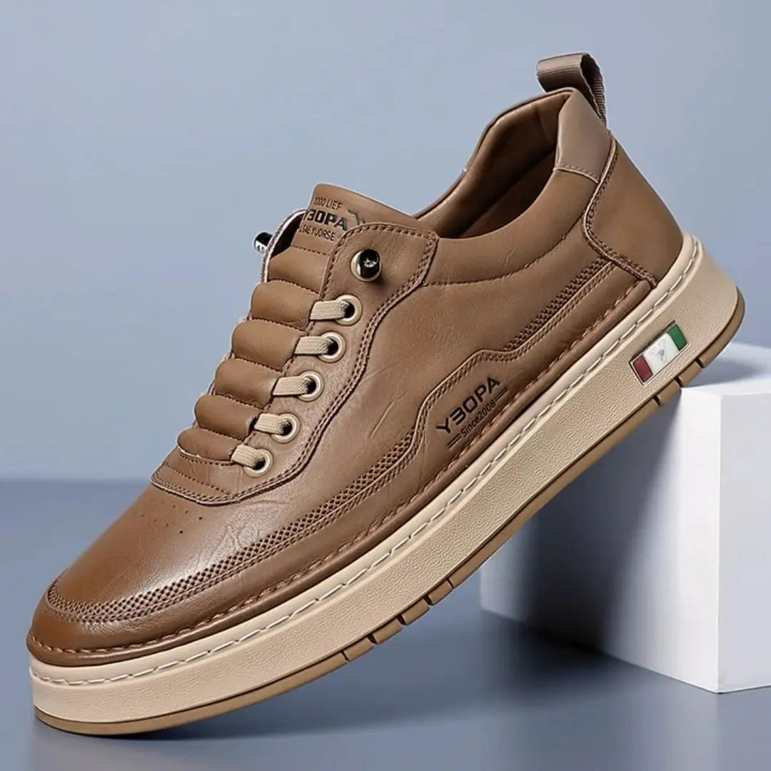 Lucetti Men's Genuine Leather Sneakers