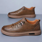 Lombardi Men's Genuine Leather Sneakers