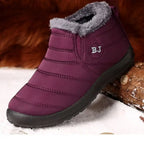 Snowberry Women's Fur-Lined Waterproof Ankle Boots