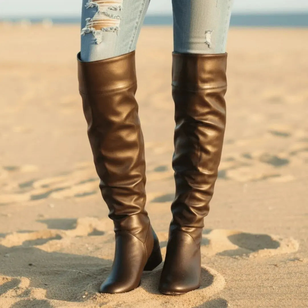 Solstice Women's Boho Knee-High Boots