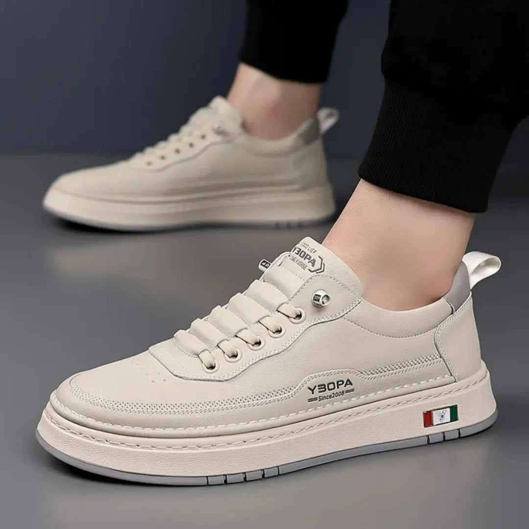 Lucetti Men's Genuine Leather Sneakers