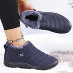 Snowberry Women's Fur-Lined Waterproof Ankle Boots