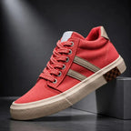 Redline Men's Bold Stripe Street Canvas Sneakers