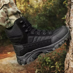 LUSINN Men's IronStep Waterproof Side-Zip Work Boots