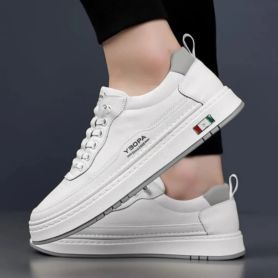 Lucetti Men's Genuine Leather Sneakers