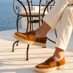 Positano Men's Suede Espadrille Driving Loafer