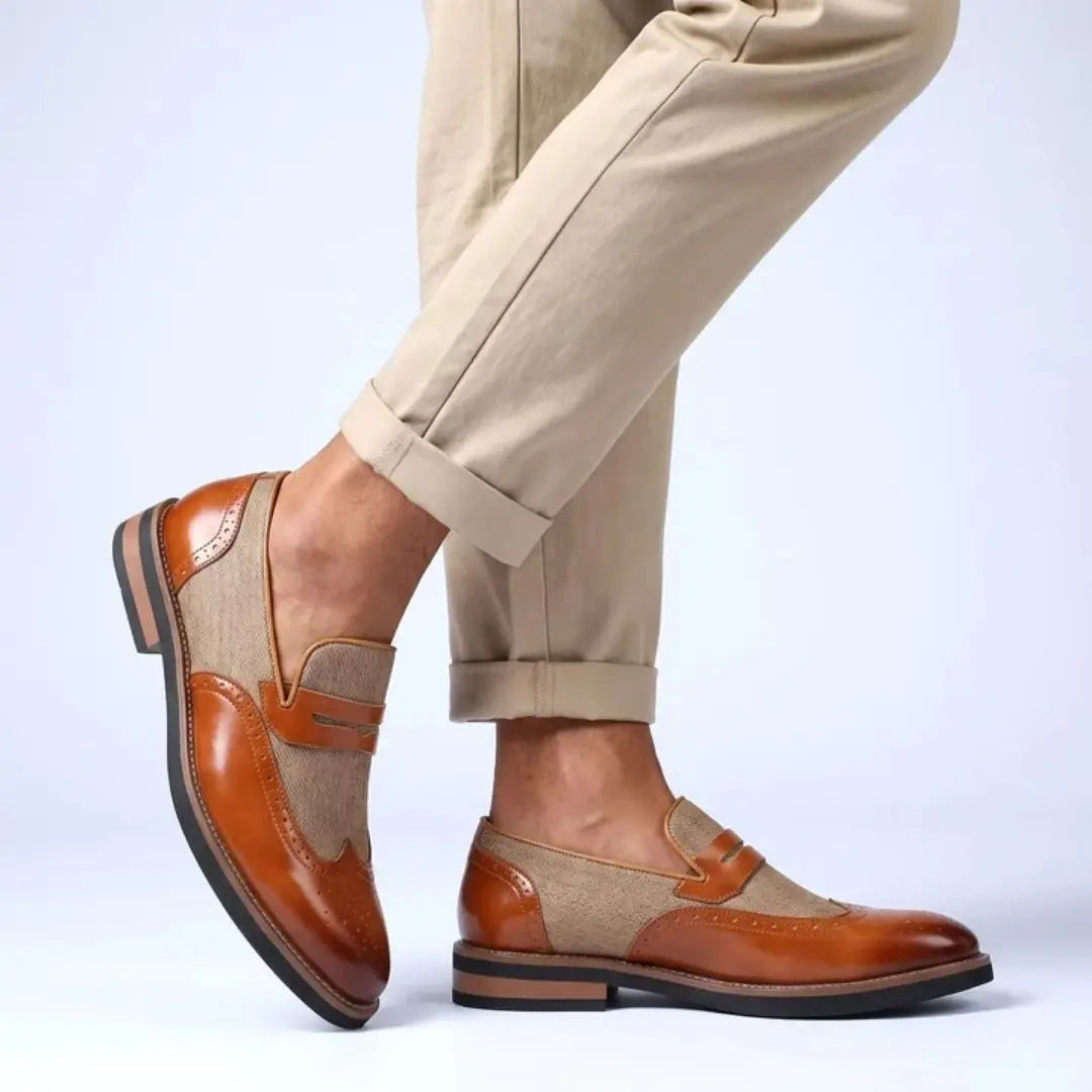 Belvoir Men's Wingtip Loafers
