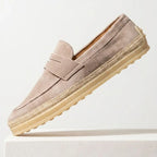 Positano Men's Suede Espadrille Driving Loafer