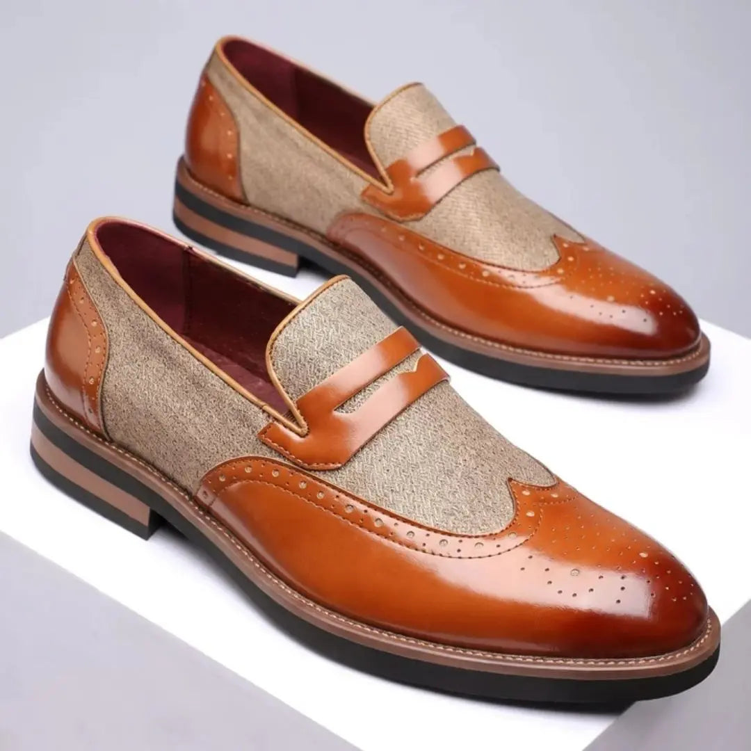 Belvoir Men's Wingtip Loafers