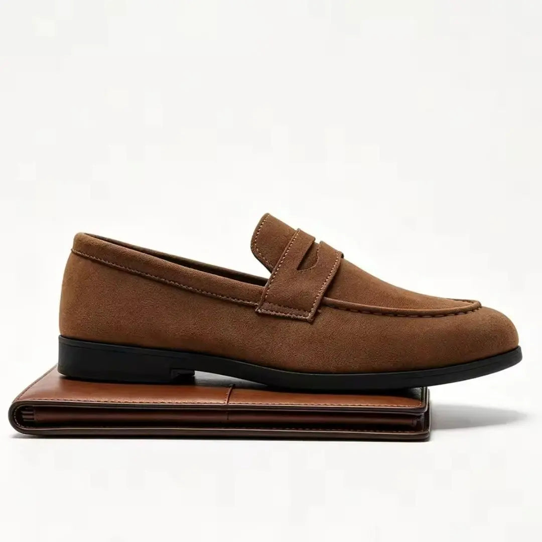 Benson Men's Suede Slip-On Loafers