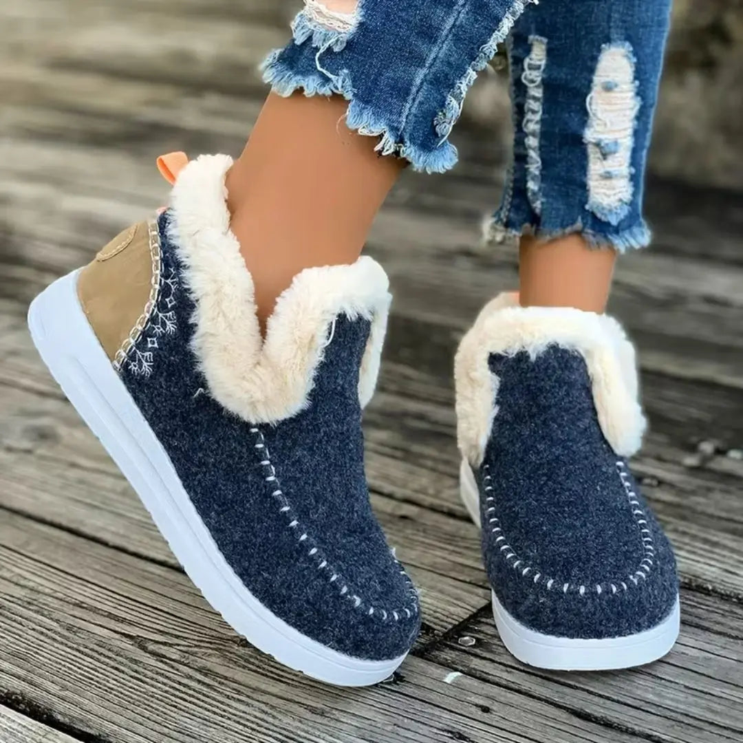 Winterholt Women's Faux Fur Lined Ankle Boots
