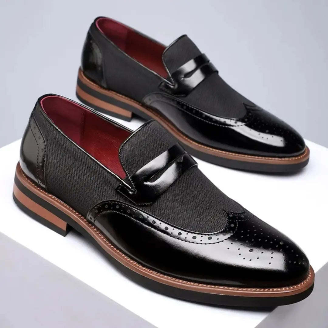 Belvoir Men's Wingtip Loafers