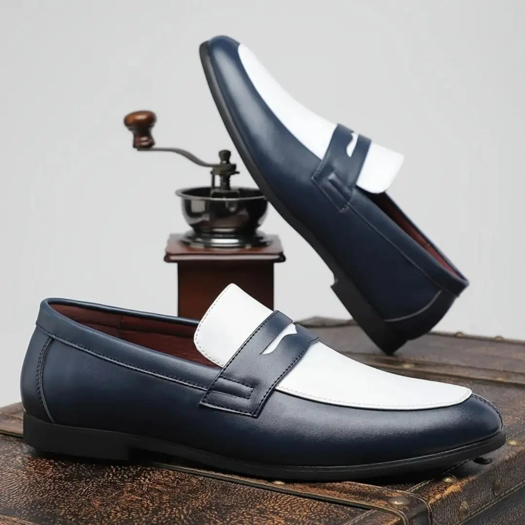 Lugano Men's Italian Penny Loafers