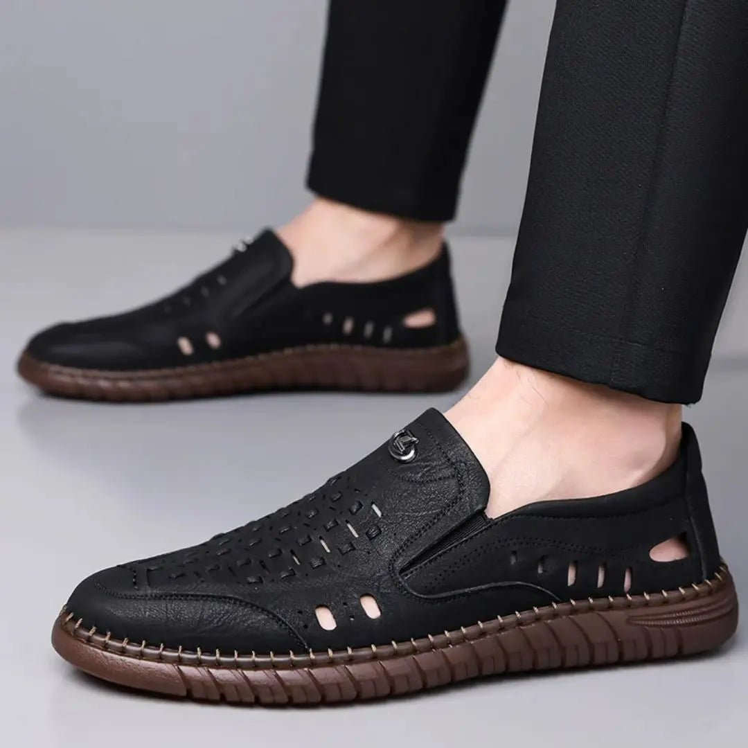 Carver Men's Genuine Leather Loafers