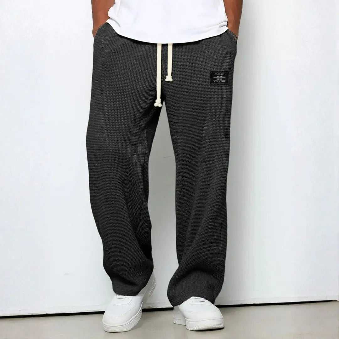 Breathable Adjustable-Waist Straight Lace Pants
