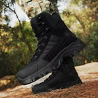 LUSINN Men's IronStep Waterproof Side-Zip Work Boots