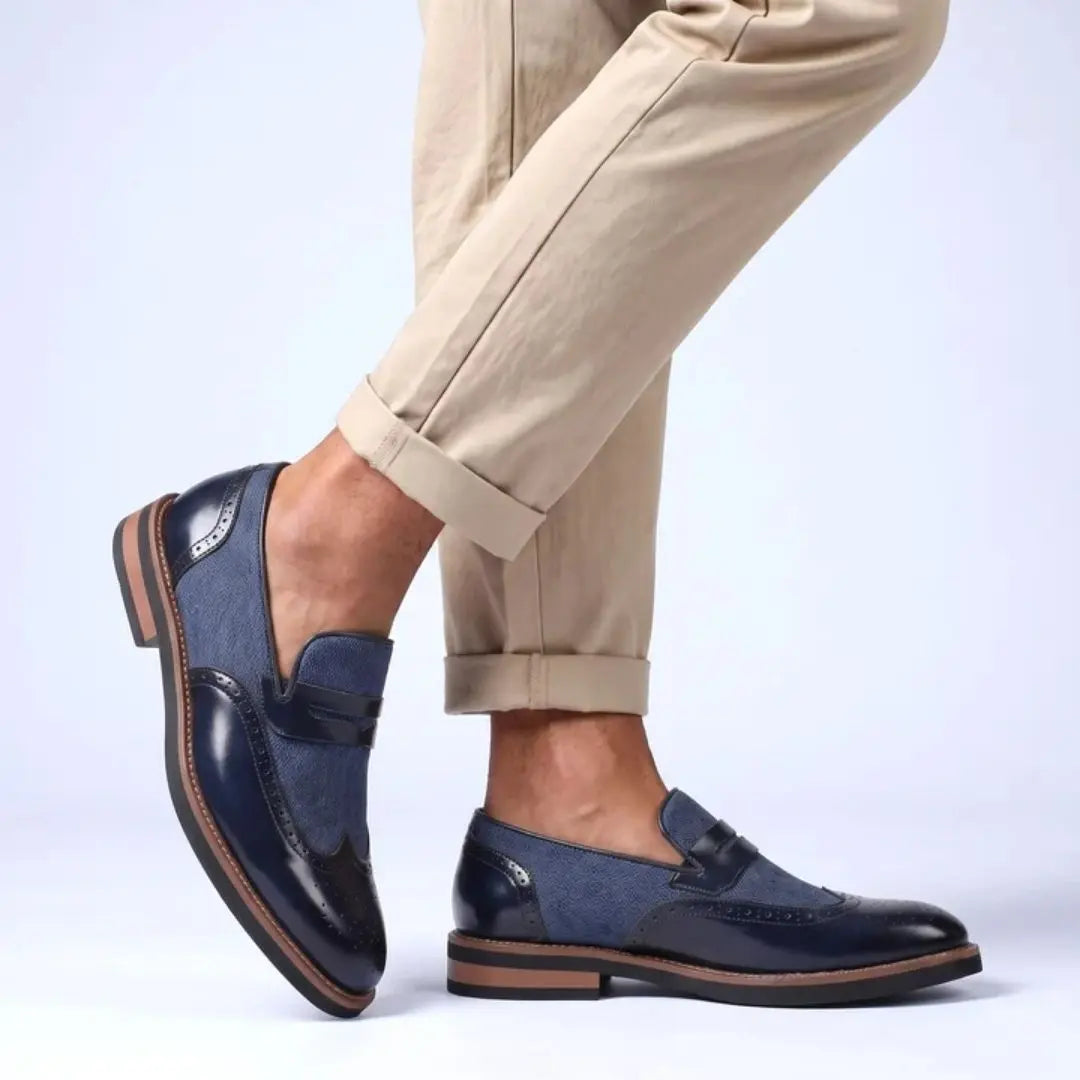 Belvoir Men's Wingtip Loafers