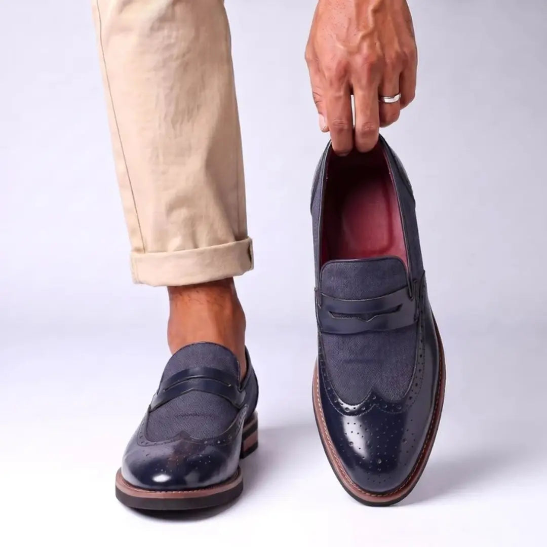 Belvoir Men's Wingtip Loafers