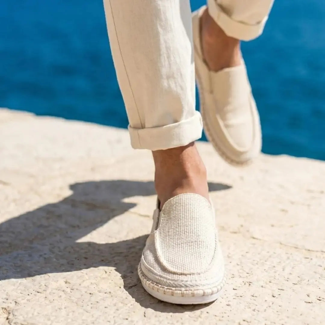 Capri Men's Woven Espadrille Slip-Ons