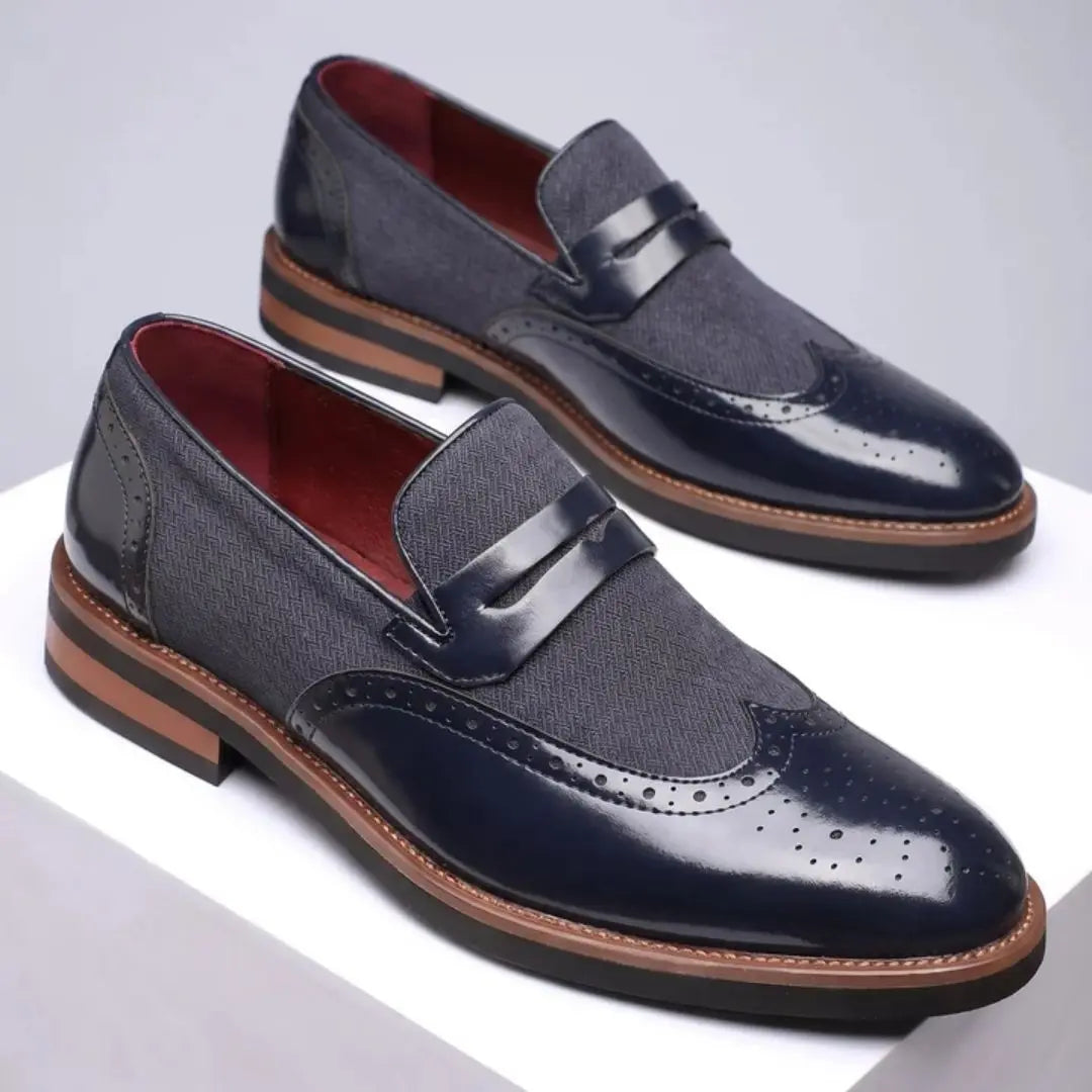 Belvoir Men's Wingtip Loafers