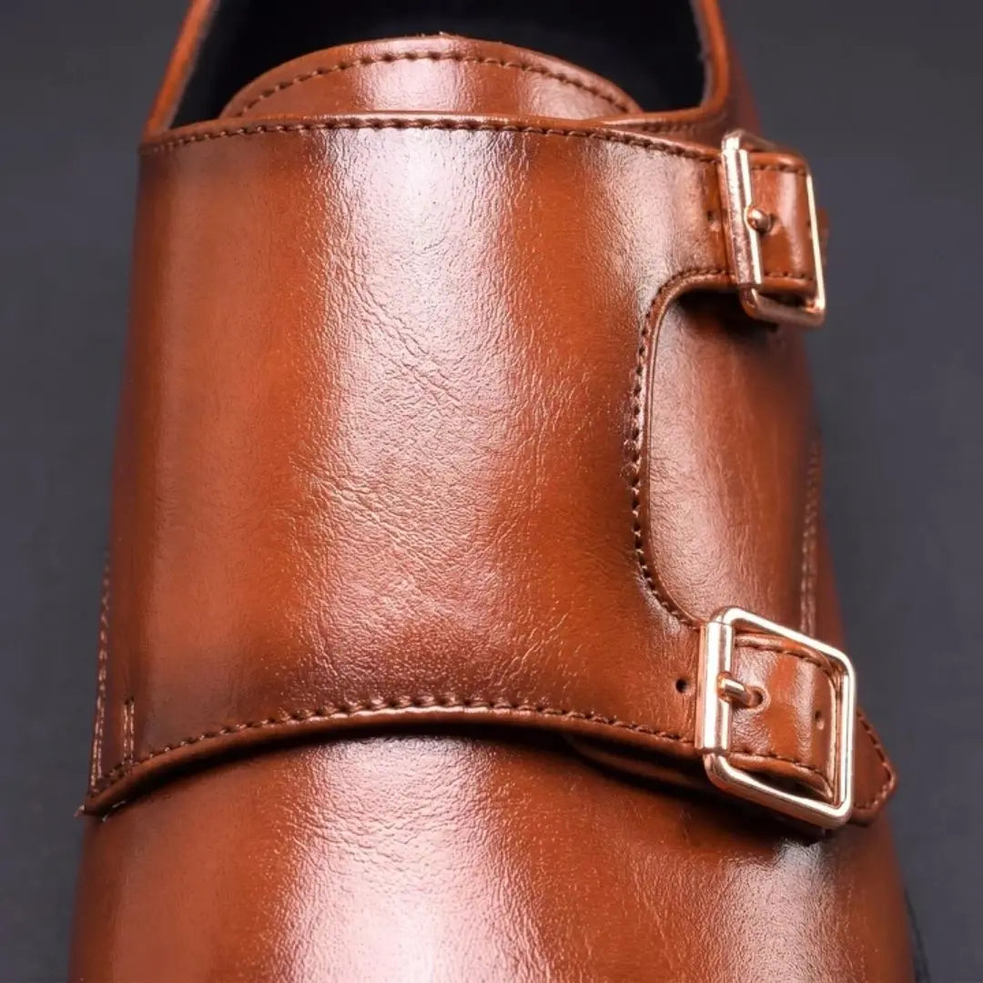 Montero Men's Double Buckle Loafers