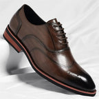 Marcello Men's Italian Leather Wingtip Dress Shoes